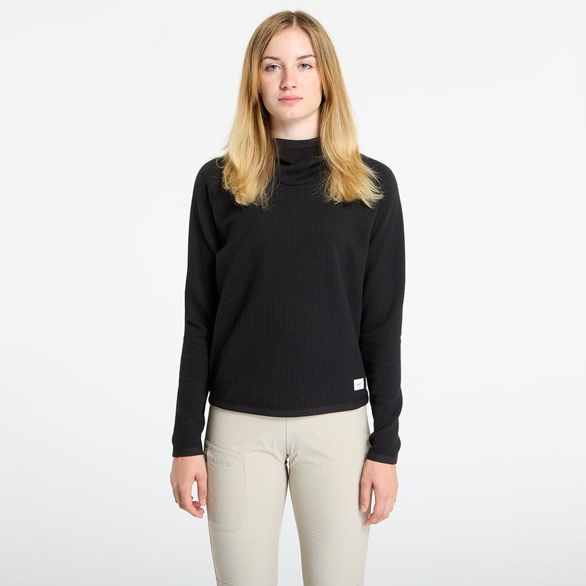 Pleteni pulover Craft Grid Hood Ribbed Mock Neck Top Črna | 1916668-999000
