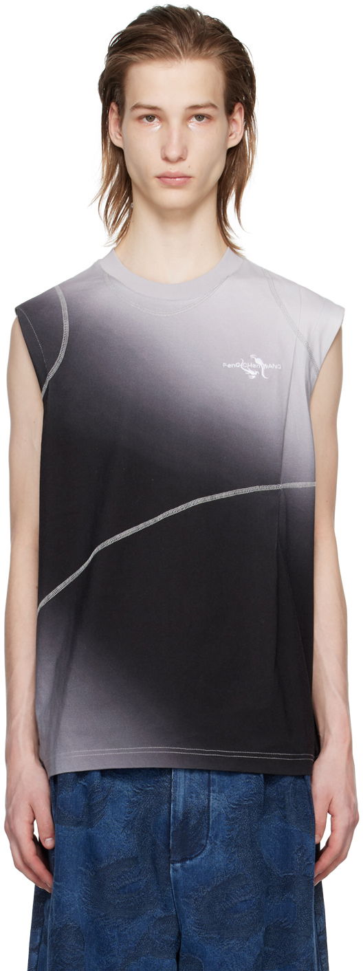 Majica brez rokavov Feng Chen Wang Feng Chen Wang Deconstructed Tank Top Siva | FMS17VS01