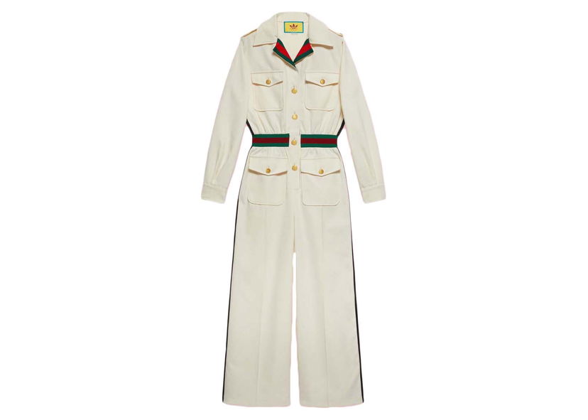 Kombinezon Gucci adidas x GG Jumpsuit White Bela | 702999 ZAI22 9133