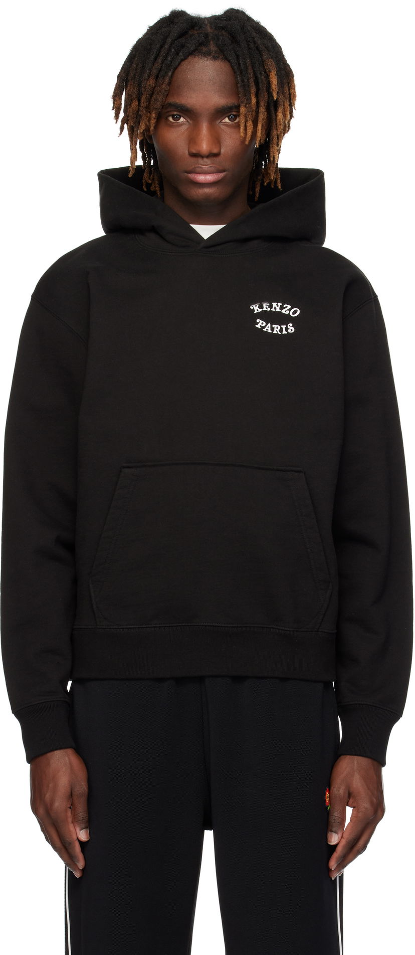 Pulover KENZO Kenzo Paris VERDY Edition Embroidered Hoodie Črna | FF55SW2724MC