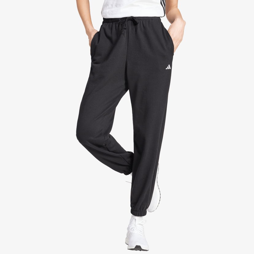 Trenirka adidas Originals Essentials Fleece Cuffed Pants Črna | JD7999