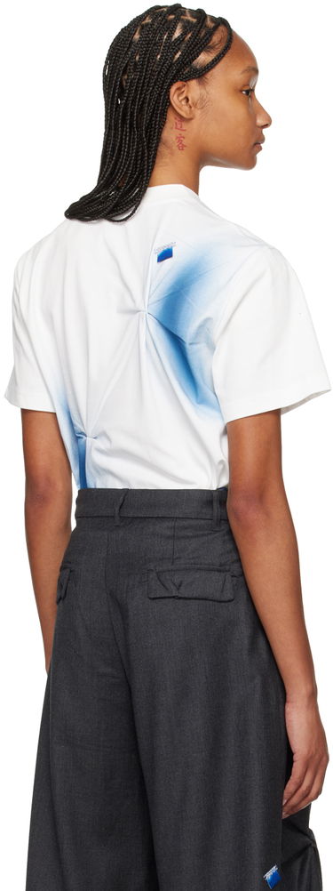Majica ADER ERROR Nowia Graphic Print Cotton T-Shirt Bela | BN01SSTS0102OW, 2