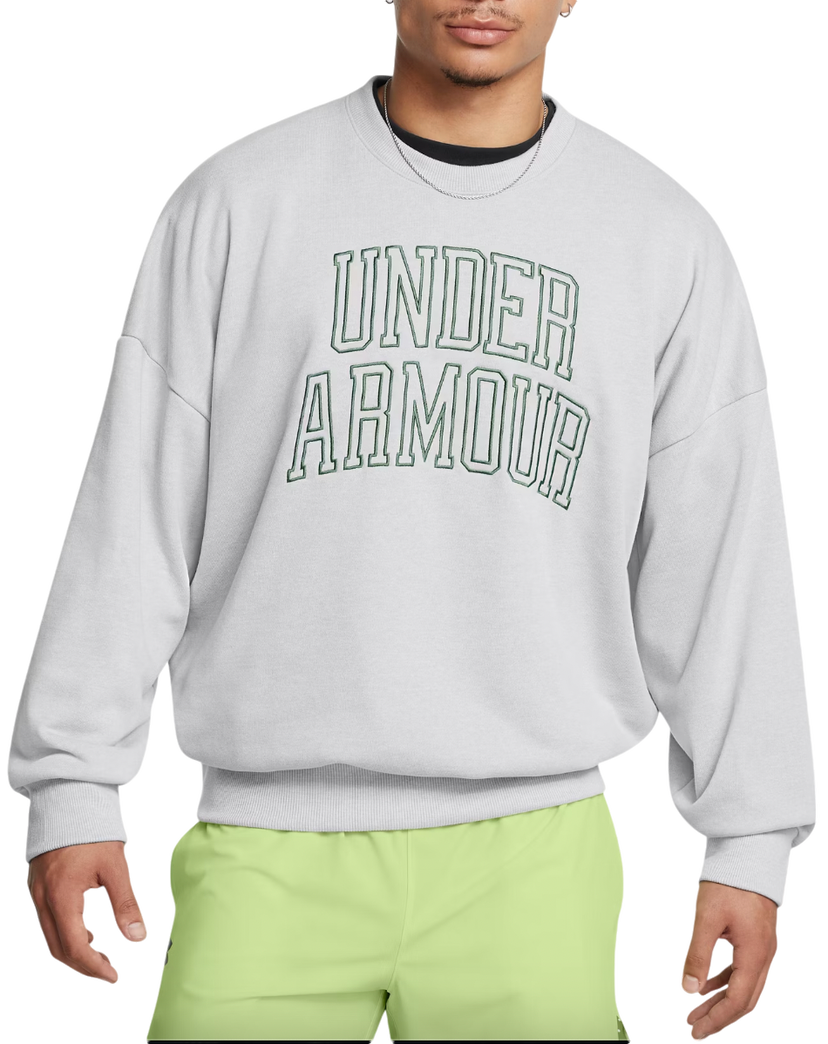 Pulover Under Armour Sweatshirt Crewneck Siva | 1386548-011