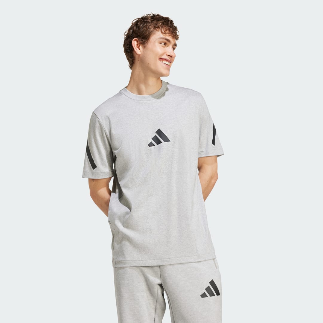 Majica adidas Performance Z.N.E. T-Shirt Siva | JF2457, 0