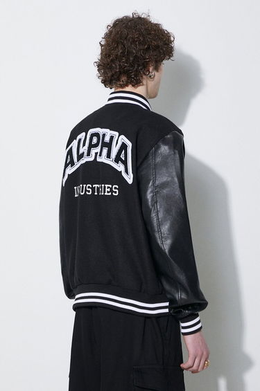 Bomber jakna Alpha Industries Alpha Industries College Bomber Jacket Črna | 146111, 2