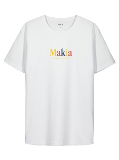 Majica Makia Strait T-Shirt Bela | M21226_001