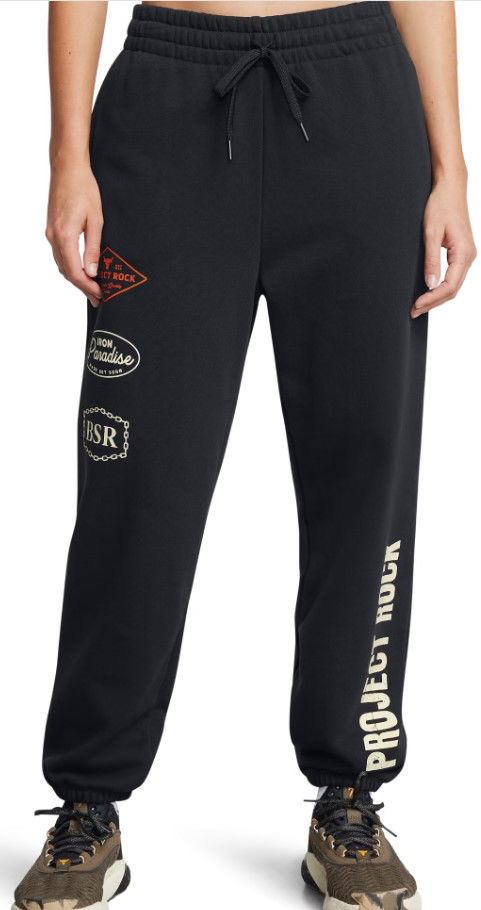 Trenirka Under Armour Project Rock Heavyweight Pants Črna | 1386445-001