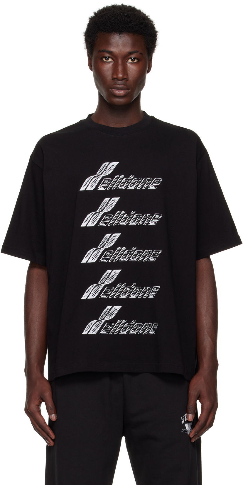 Majica We11done We11done Se11done DNA T-Shirt Črna | WD-TT2-25-756-U-BK