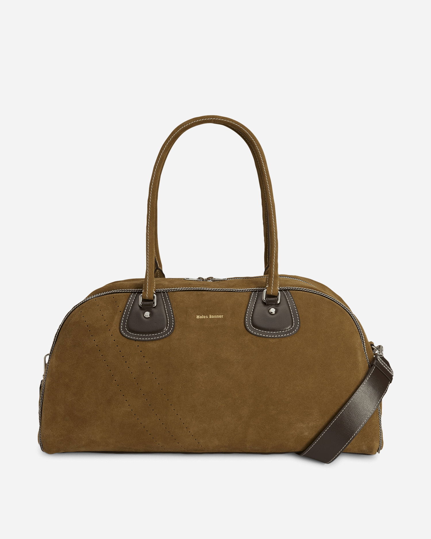 Potovalna torba adidas Originals Wales Bonner Bowling Suede Large Bag Rjava | JM8892, 0