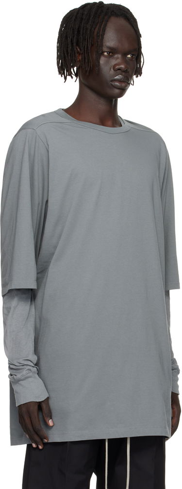 Majica Rick Owens Rick Owens Concordians Level Long Sleeve T-Shirt Bela | RU02E1266 UC, 4