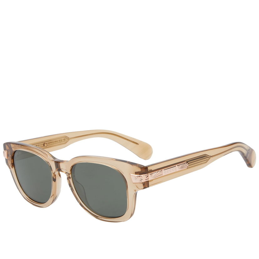 Sončna očala Gucci Men's New York 30s Sunglasses Brown/Grey Bež | GG1518S-004