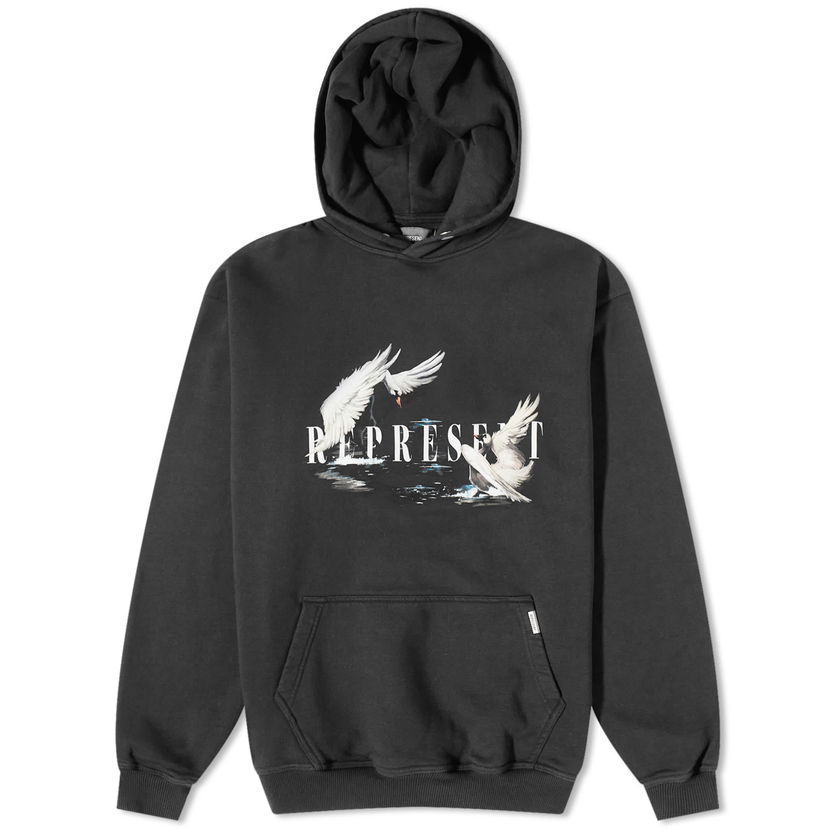 Pulover Represent Clo Swan Hoodie Črna | MH4017-171