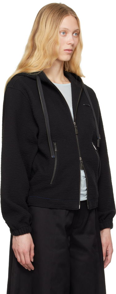 Pulover ADER ERROR ADER error Realce Product. 31 Zip-Up Hoodie Črna | BO01SSHD0402BK, 4