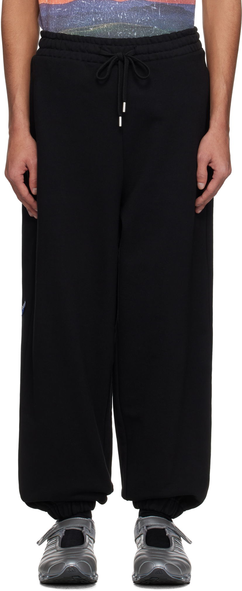 Trenirka ADER ERROR ADER error Sig; TRS Tag 01 Sweatpants Črna | BO42FYSP0201BK