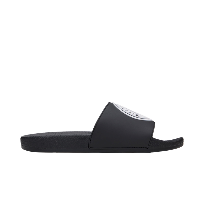 Superge in čevlji Versace Slides With Logo Črna | E77YA3SQ3_EZS192