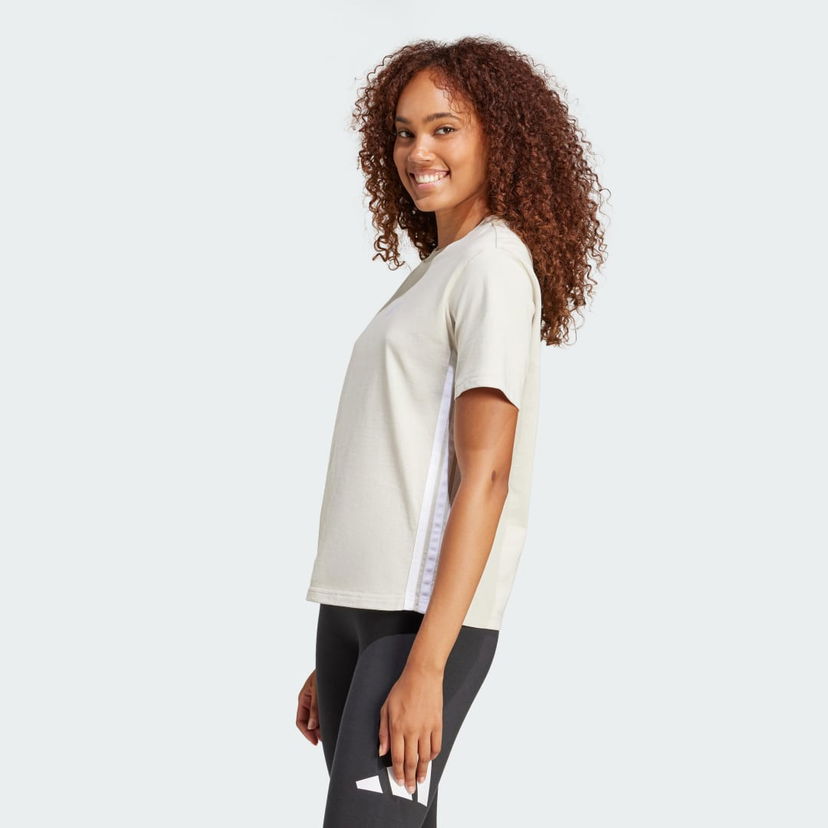 Majica adidas Performance Essentials 3-Stripes Tee Bež | JE1237