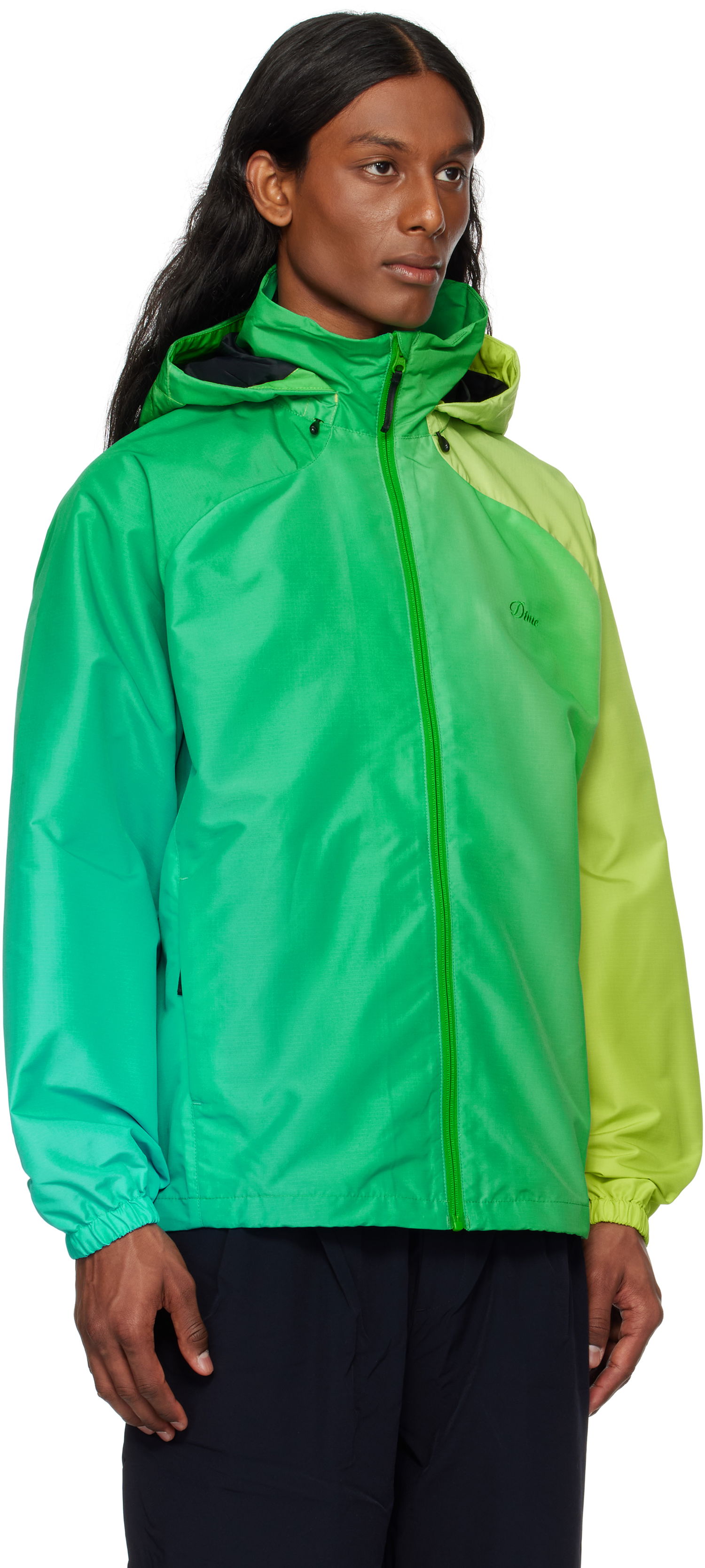 Vetrovka Dime Dime Gradient Windbreaker Jacket Zelena | DIME2SP251GRN, 1