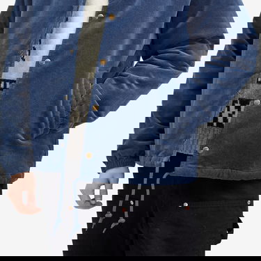 Jakna BEAMS Corduroy Boa Jacket, Size Large Modra | 1118-1836-791-75, 5