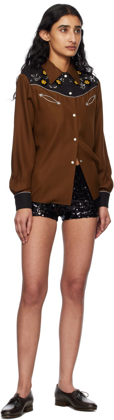 Kratke hlače Bode Bode Sequin Club Shorts Črna | WRS25BT067, 3