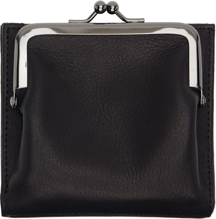 Denarnica Yohji Yamamoto Yohji Yamamoto Clasp Wallet Črna | DA-A88-784