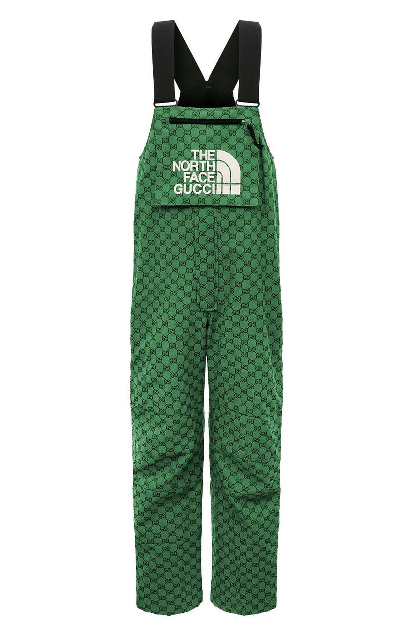 Kombinezon Gucci The North Face x Overalls Green Zelena | 670770 ZAHPS 3421