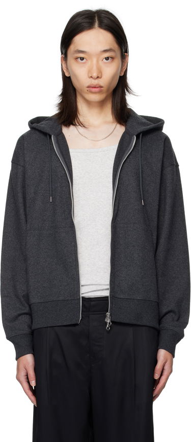 Pulover OUR LEGACY OUR LEGACY Rascal Zip-Up Hoodie Siva | M4256RC, 0