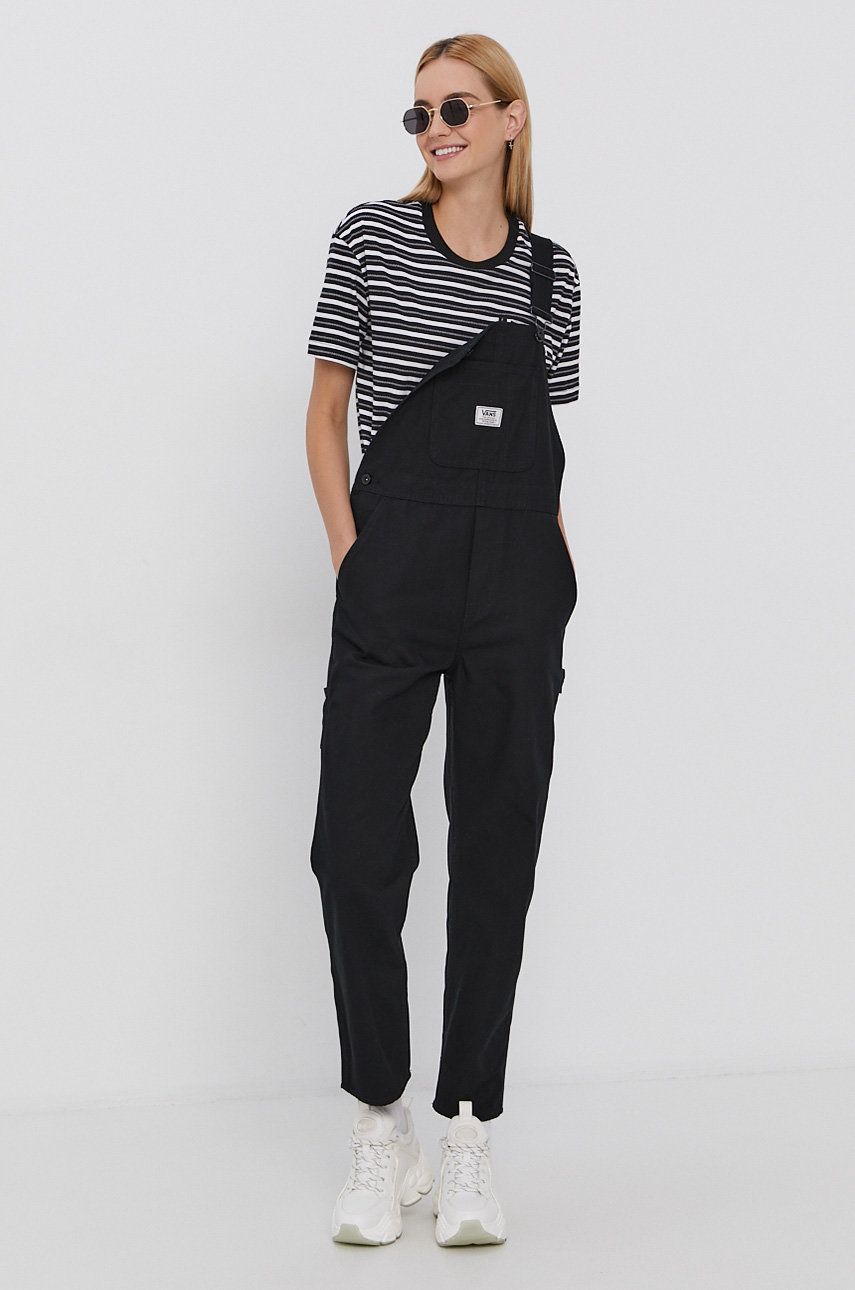 Kavbojke Vans Ground Work Overall Črna | VN0A5JHIBLK1, 0