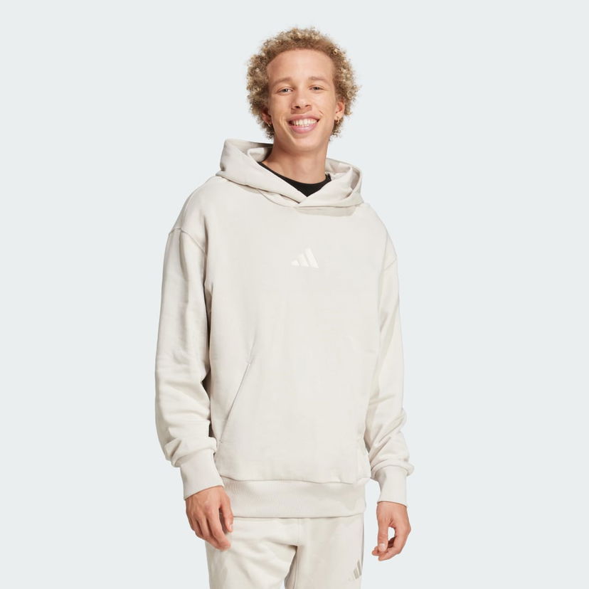Pulover adidas Performance ALL SZN French Terry Hoodie Bež | IY4157