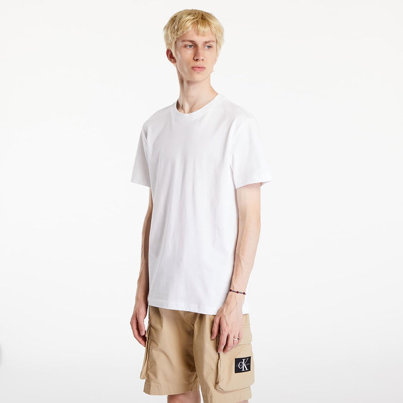 Majica CALVIN KLEIN Euphoric Monologo Tee Bright White Bela | J30J325683 YAF
