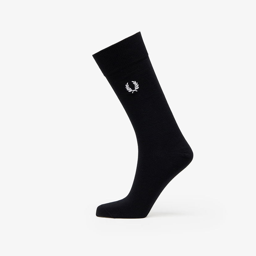 Nogavice Fred Perry Classic Laurel Wreath Sock Black Črna | C7135 843