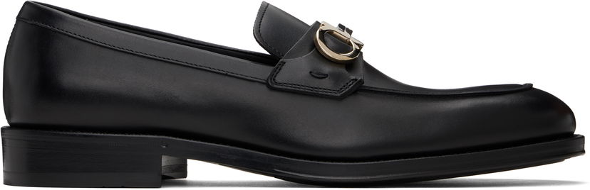 Superge in čevlji FERRAGAMO Salvatore Ferragamo Gancini Ornament Loafers Črna | 778746