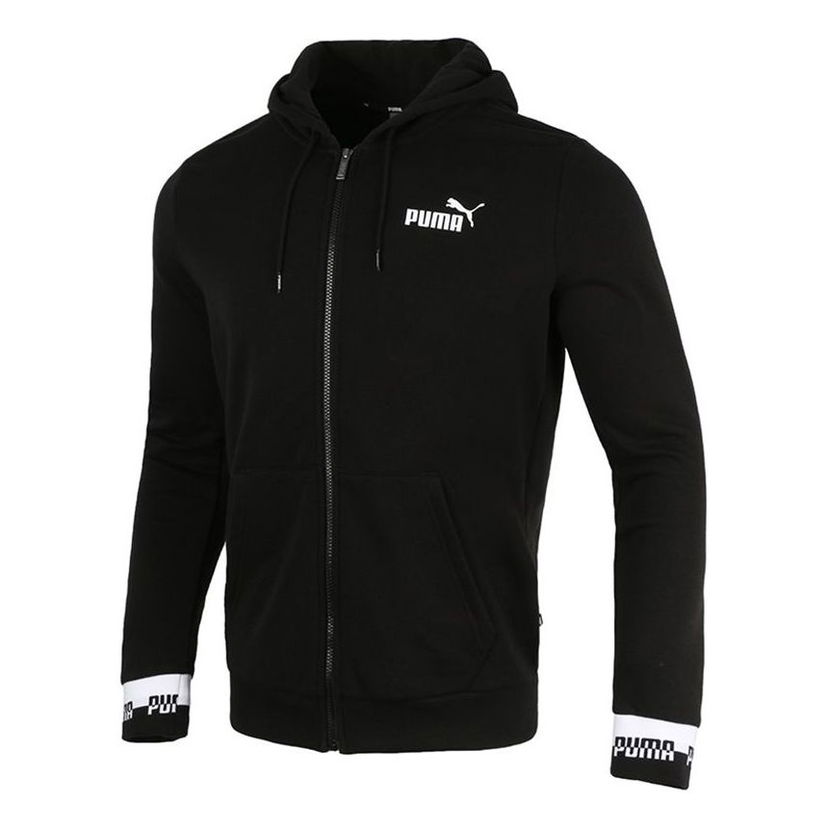 Pulover Puma Amplified Full-Zip Hooded Jacket Črna | 588812-01