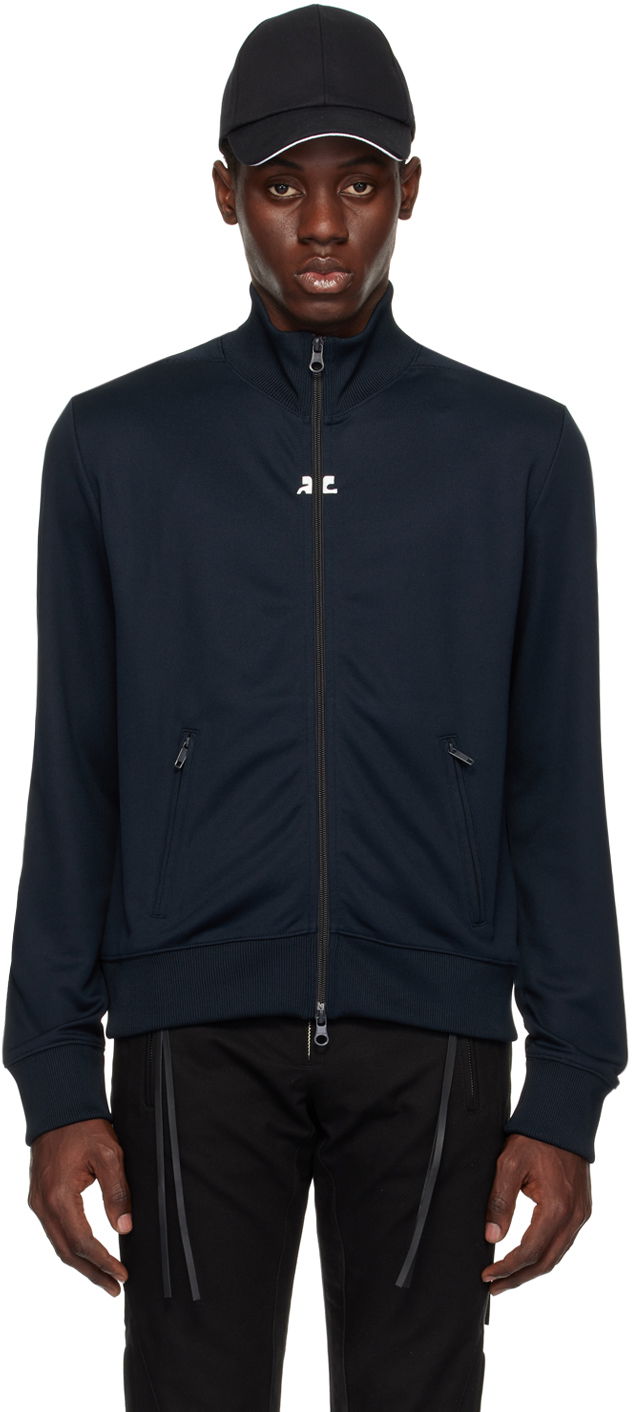 Vetrovka Courrèges Zip Track Jacket Mornarica | 124JVE011JS0091
