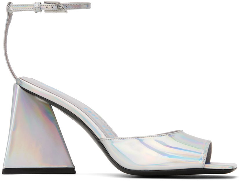 Nega čevljev The Attico Attico Piper Heeled Sandals Kovinski | 236WS599 E086