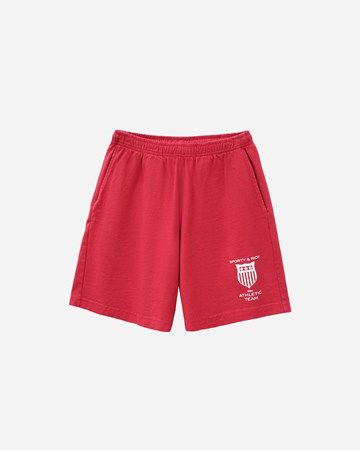 Kratke hlače Sporty & Rich Athletic Team Gym Short Rdeča | SH631RU, 0