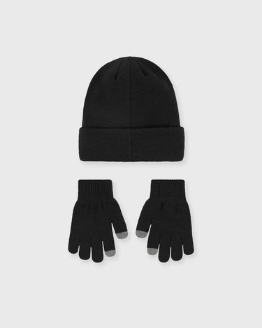 Rokavice Jordan Jordan Essentials Beanie and Gloves Set Črna | 9A0836-023, 2