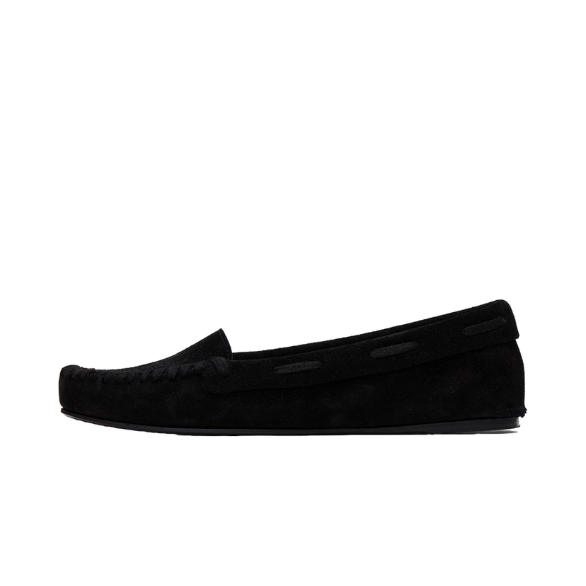Superge in čevlji The Row Suede Moc Loafers Črna | F1517-L25