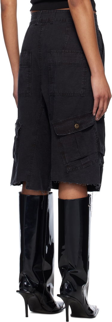 Kratke hlače We11done We11done Military Vintage Shorts Črna | WD-PT0-25-235-W-BK, 2