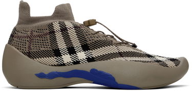 Oblačila Burberry Burberry Check Knit Neptune Rjava | 8101906, 0