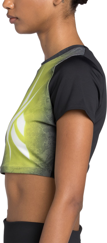 Krop-top Reebok Reebok Lux Bold Cropped T-Shirt Večbarvna | 100205571, 2