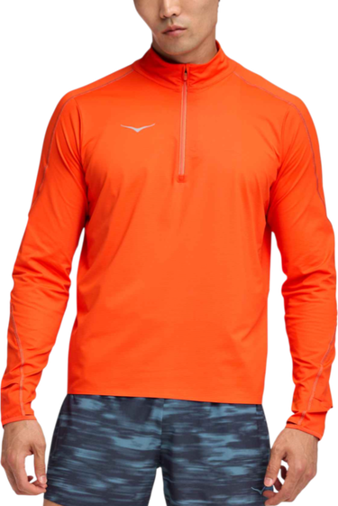 Pulover Hoka One One Hoka GlideTech Quarter Zip Top Oranžna | 1164156-lva, 0