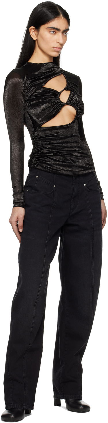 Srajce ISABEL MARANT Isabel Marant Rose Cutout Top Črna | HT0598FA-C1J13I, 3