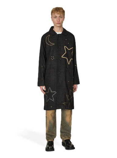 Plašči Sky High Farm Embroidered Constellation Coat Črna | SHF03J002 1
