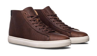 Superge in čevlji Clae Bradley Mid Cocoa Leather Rjava | CL20CBM04-CCL, 3