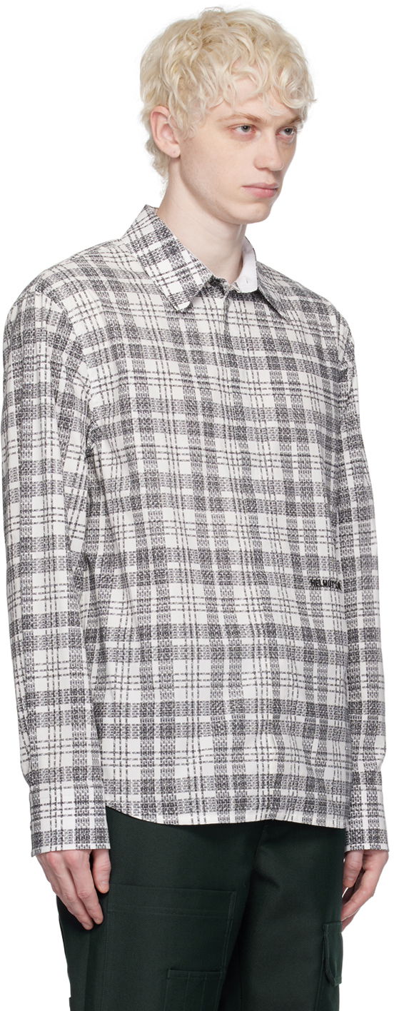Srajce Helmut Lang Helmut Lang Plaid Shirt Bela | N06HM515, 1