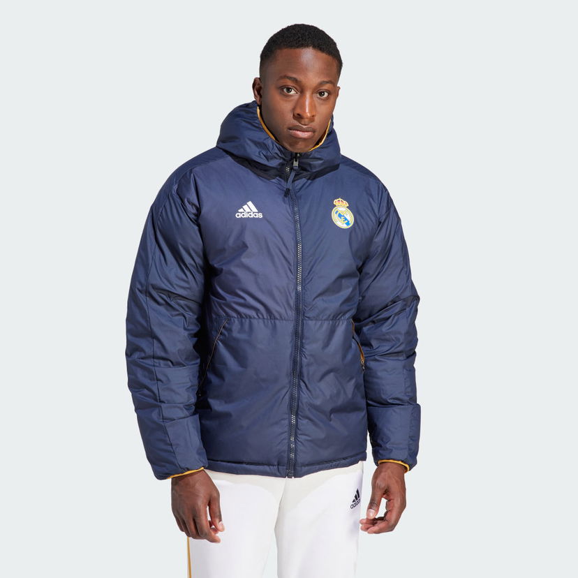 Puhovka adidas Performance Real Madrid DNA Down Mornarica | HY0609