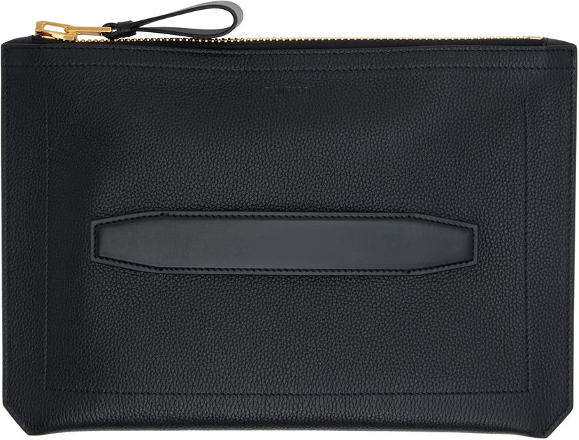 Nahrbtniki in torbe Tom Ford TOM FORD Buckley Small Handle Portfolio Document Holder Črna | H0419-LCL213G