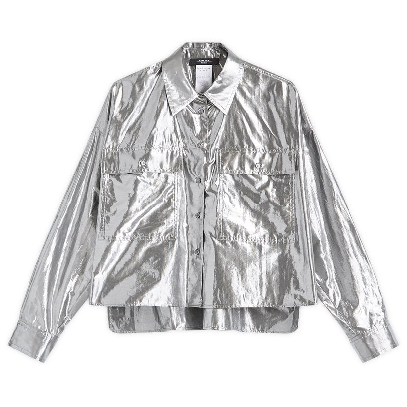 Srajce Max Mara Weekend Max Mara Aldeno Metallic Shirt Kovinski | 2515111061600