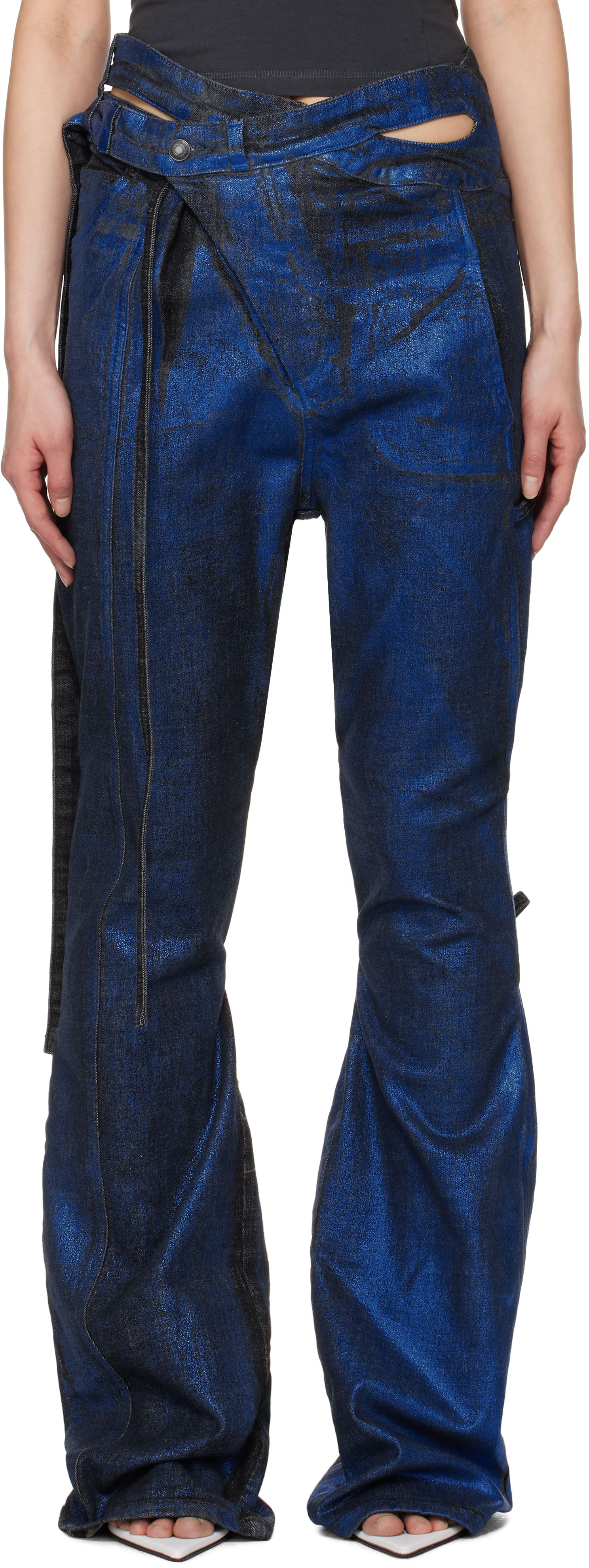 Kavbojke Ottolinger Ottolinger Signature Wrap Jeans Modra | 117-17002E-21, 0