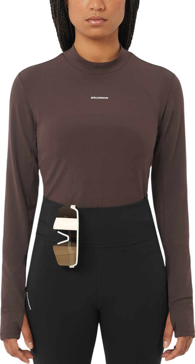 Majica Salomon Salomon SHKout Bliss Long Sleeve T-Shirt Rjava | lc2659800